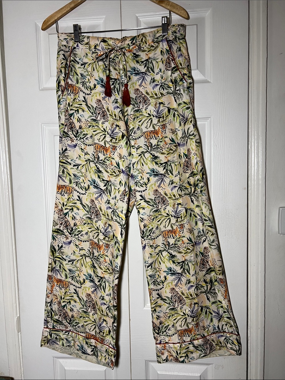 World Market Tiger Wide Leg pant women’s S/M